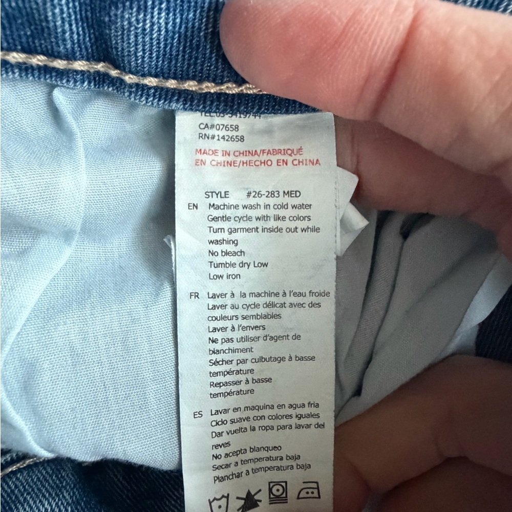 Refuge Denim Light Blue Women’s Mini Skirt - Picture 4 of 4